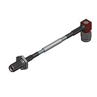 Molex 73230-7095 RF Cable Assemblies SMA Jack Str Bulkhead to SMA Plug R/A on RG174 36 in