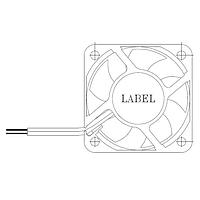 Delta Electronics, Inc. AUB0524VHD Tubeaxial DC Tubeaxial Fan, 50x20mm, 24VDC, Superflo Bearing, Lead Wires