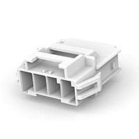 AMP Connectors - TE Connectivity 1-1971772-4 Wire Housings 1 x 4 PBT-A Cap Hsg Panel Mount