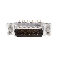 Amphenol CONEC 163A17859X High Density D-Sub Connectors 26P R/A SOLDER MALE BRKT PC CLIP