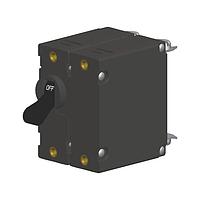 Carling Technologies AB2-A0-03-630-2D1-C Hydraulic-Magnetic 2-pole, Handle, 30 amp circuit breaker, Screw 8-32 with upturned lugs terminals, UL 1077 Recognized CSA Accepted