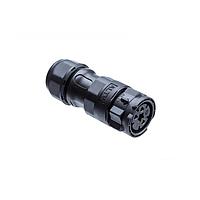 Amphenol LTW DC-03BMMA-QL8ANP Standard Circular Connector X-Lok, Large Size, Plastic, 20A, 03 pins, Male Connector, Male Contact, Straight, Push Lock, Crimp, Field Installable without Pin, F8.0 - F14.0mm, IP68