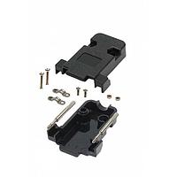 MH Connectors MHCCOV-15SCL-BK Two Piece Backshell 15 WAY BUDGET PLASTIC D HOOD-BK T/S