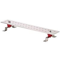 Panduit GB4N0007TPI-1 Racks & Rack Cabinets Grounding Busbar, 1/4 x 4 x 12