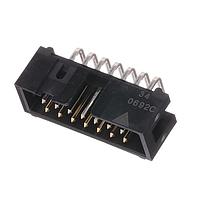 Omron Electronics XG4C-1434 Flat Cable Connectors MIL BoxType Plug 14P RightAngle 1Polariz