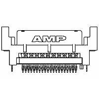 AMP Connectors - TE Connectivity 796068-3 Connectors 40 BMATE PFT RCPT ASSY PB FREE