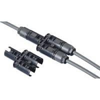 AMP Connectors - TE Connectivity 1534611-1 T-Branch Connectors T-BRANCH MALE/MALE PLUS KEYED