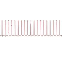Wakefield Thermal 122260 Extrusions Extrusion Cut to Length, 12", High Aspect Ratio, Heat Sink 19035, 12x9.24x2.7"