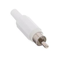 Kobiconn 174-0153-E RCA Phono Connectors WH HANDLE W/STR RL