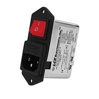 Astrodyne TDI 084.00301.00-RSI Inlets 3A 120/250VAC Red Illum Switch