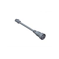 Amphenol LTW RCM5SM-SPG06M-SL7B04 Cat 5e RJ, Middle Size, Metal, 1.5A, Cat 5e, Straight-to-Straight, Screw Thread, Overmolded Double Ended, Length 4000mm, IP67