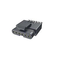 Amphenol Commercial Products FLHS6P008A0 Headers & Wire Housings FLH Series - Single Ended Cable Assembly with Pig-Tails,