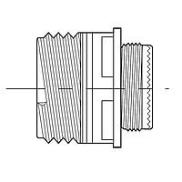 DEUTSCH - TE Connectivity D38999/20FE35SN Receptacles DTS 55C 55#22D S