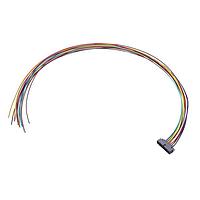 Harwin M80-MC21468MA-0450L Single Ended 7+7P Male DIL 24AWG Reverse Fix