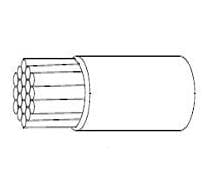 Solar cable used for photovoltaic power wiring and outdoor electrical installations