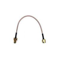 Mueller BU-4150031006 Coaxial Cables CABLE ASSY SMA ST PLUG TO SMA ST BULKHEAD JACK RG316 6"
