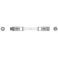 Amphenol LTW M8AS04ML-ASML-SAA05 Sensor Cables / Actuator Cables 4P M Conn to M Conn Double End w/key .5m