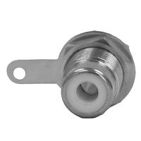 Switchcraft BPJR06X Bulkhead, Rear Mount BULKHEAD PHONO JACK GREEN INSULATOR
