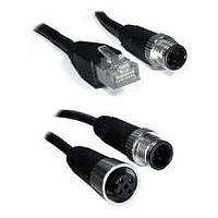 ORing M12C-8M8F-1000 Ethernet Cables / Networking Cables 8-pin M12 Male to 8-pin M12 Female IP-67 Ethernet Cable, 10M - A Coding