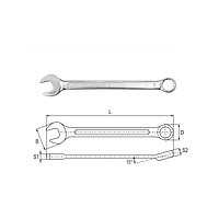 Yato YT-0341 Combination spanner 12mm