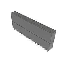 Samtec ESQ-117-33-T-D Sockets Elevated Socket Strip, 0.100" Pitch