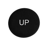 Eaton M22-XDP-S-GB3 Mushroom Head Plates BLK ETCHED BUTTON PLATE FOR MUSHROOM