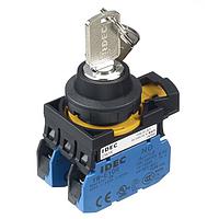 IDEC CW1K-31BE20 Keylock Switches KeySelectorSW 22MM 3position