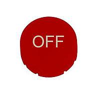 Eaton M22-XDLH-R-GB5 Button Lens EXTD RED ETCHED BUTTON FOR ILL PB