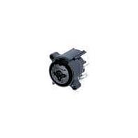 NEUTRIK NCJ6FA-V-0 Receptacles A SERIES COMBO;3POLE FEM;PCB/VERT;NO LAT