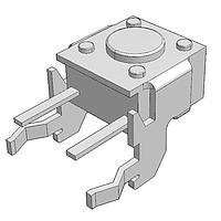 Alcoswitch - TE Connectivity 1825027-1 Tactile Switches R/A TACT 100 PB SWITCH