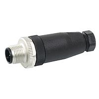 Murrelektronik 7000-12721-0000000 Connectors M12 MALE 0 WIREABLE SCREW TERM., 5-pol. max.0,75mm 4-6mm