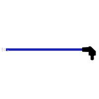 BIVAR SZR1-10.00-F4PRD-6 Flexible Light Pipes with LEDs 10 Inch, Blue Fiber, Red Lens