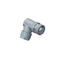 Amphenol LTW M12A-06BFFA-SR7001 Circular Metric Connectors M12 Circular Metric Connector, A Code, Metal, 2A, 06 pins, Female Connector, Female Contact, Right Angle, Screw Thread, Solder, Field Installable, F4.5 - F6.5mm, IP67 Mated