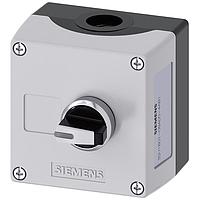 SIEMENS 3SU18010BA004AB1 Command Device Enclosure plastic. 1 control point