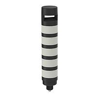 Banner Engineering TL70GYRWALQ Modular Tower Light TL70 Tower Light, Black Housing: 4-Color Loud Audible Indicator; Voltage: 12-30 V dc; Environ. Rating: IP65; Input: Bimodal; Colors: Green Yellow Red White; 8-pin M12 Integral QD
