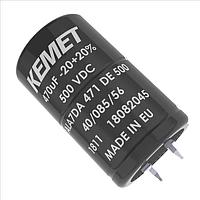 KEMET ALA8DC511DE450 Aluminum Electrolytic Capacitors 450V 510uF 20% 8k Hrs AEC-Q200
