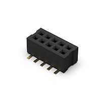GCT (Global Connector Technology) BC084-14-A-0390-L-C Headers & Wire Housings 14w, 1.00mm Pitch Socket, DIL, SMT, Vert, GF, T+R+F