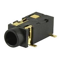 Same Sky (formerly CUI Devices) SJ2-35043A-SMT-TR Phone Connectors 3.5mm gold terminal 4 conductor 0 switch