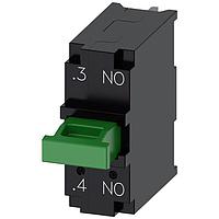 SIEMENS 3SU14003AA105BA0 1 NO CONTACT MODULE 1NO