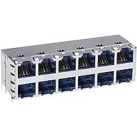 Stewart Connector SS-74301-001 Modular Modular Jack  Standard  Vertical (180)  8P 8C  NF Shielded  LEDs