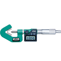 INSIZE 3590-503A Digital V-Anvil Micrometer (35-50mm/1.4-2.0"; 3 flutes)