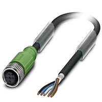PHOENIX CONTACT 1576708 Sensor Cables / Actuator Cables SAC-5P-12,0-PUR/ M12FS SH BK