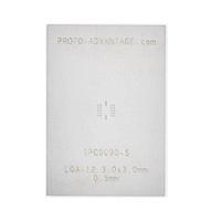 Chip Quik IPC0090-S Sockets & Adapters LGA-12 Stainless Steel Stencil
