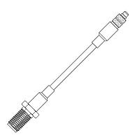 Molex 89761-6811 RF Cable Assemblies SMA BHJK/MMCX STPLG 12"CBL ASSY RG316