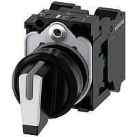 SIEMENS A6X30141641 Hardware SELECTOR SWITCH. I-O-II. BLACK. WHITE