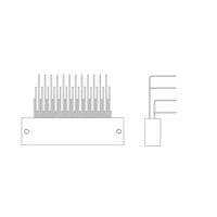 Nanonics - TE Connectivity 3-1589680-4 Micro-D D-Sub Connectors STL051N6D=THRU-HOLE