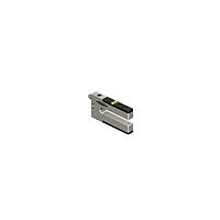 Banner Engineering SLM10P6Q Distance Sensor Modules - Finished Units SLM Series: Rugged Nickel-Plated Metal Fixed-Distance Slot Sensor; Slot Width: 10 mm; Input 10-30 V dc; Output: PNP; 3-pin M8 Integral QD