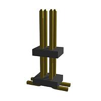 Samtec FW-03-04-L-D-555-155 Board to Board & Mezzanine Connectors Flexible Micro Board Stacking Header