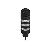 Banner Engineering TL50BLB1Y1R1G1Q Tower Lights Beacon Tower Light: 4-Color Indicator; Voltage: 12-30 V dc or 24 V ac; Environmental Rating: IP67; Input: Bimodal; Colors: Blue rotate Yellow rotate Red rotate Green rotate; 5-pin M12 Integral QD