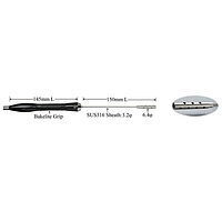 PT-100, PT-200, PT-500, PT-1000 Type Temperature Sensor